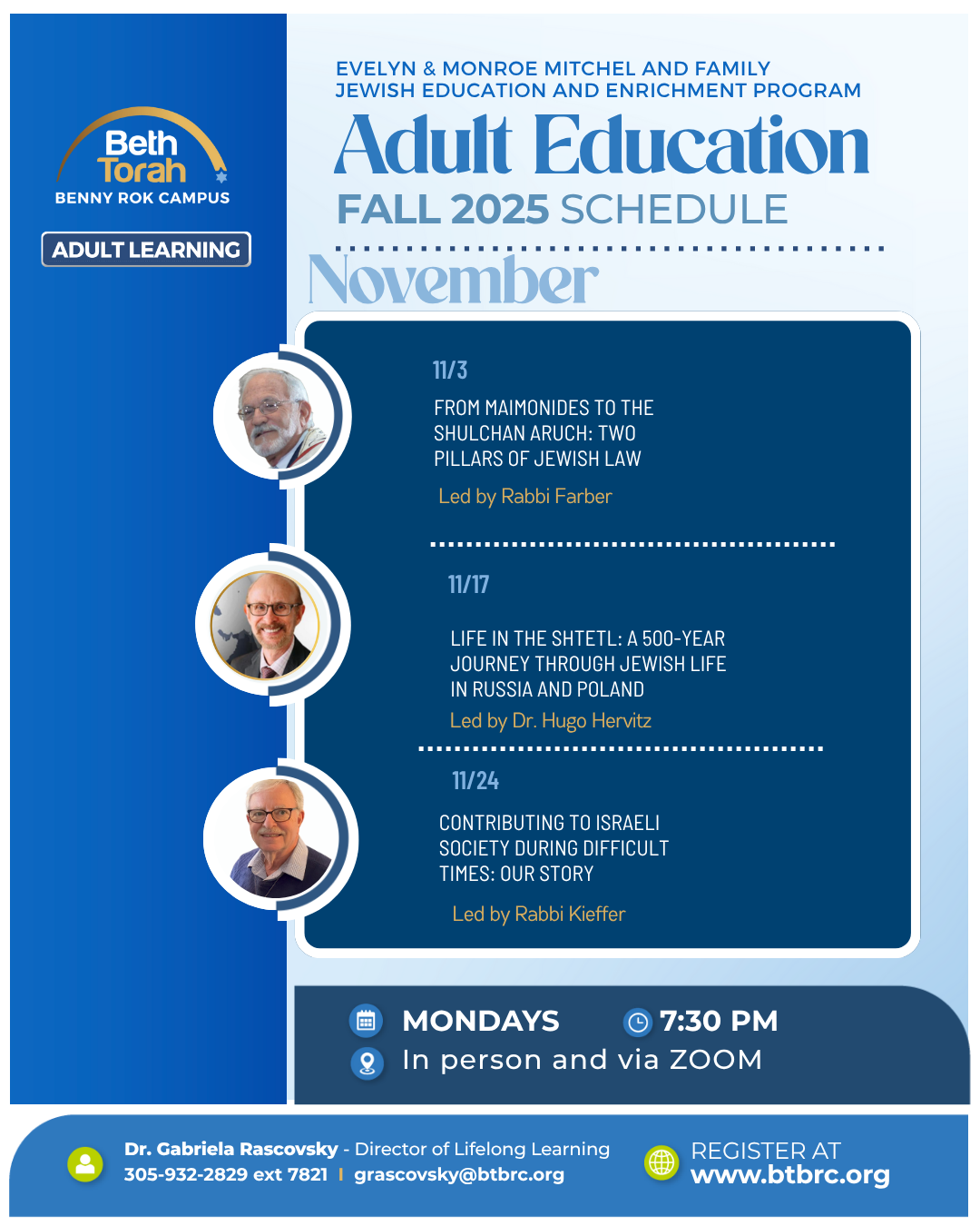 November 3 speakers 2025