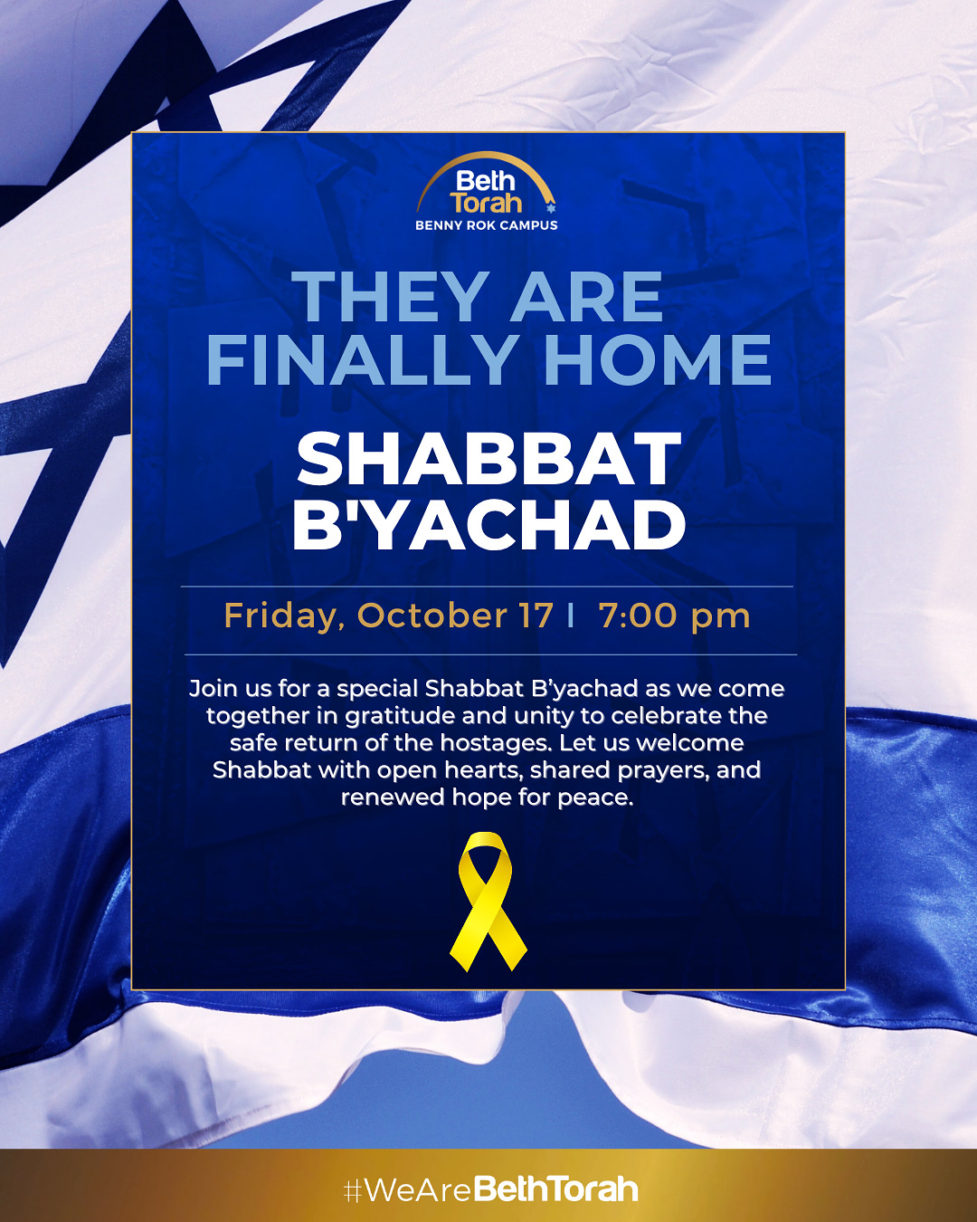 Shabbat B'Yachad (template) - 2