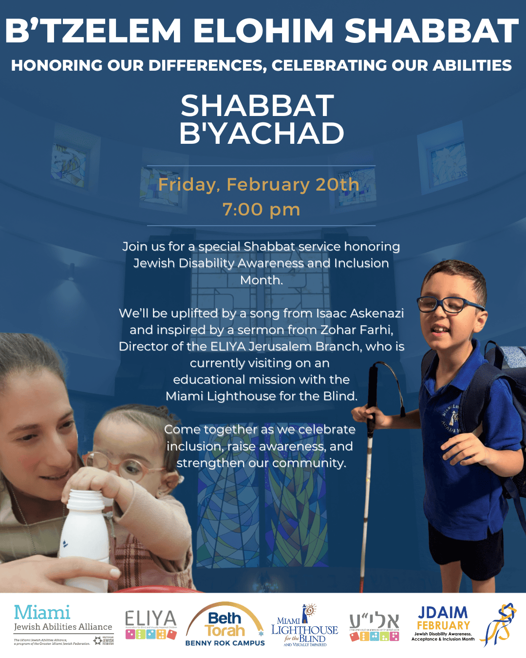 Jewish Disability Inclusion Month B'Tzelem Elohim Shabbat: Jewish Disability Awareness and Inclusion ...